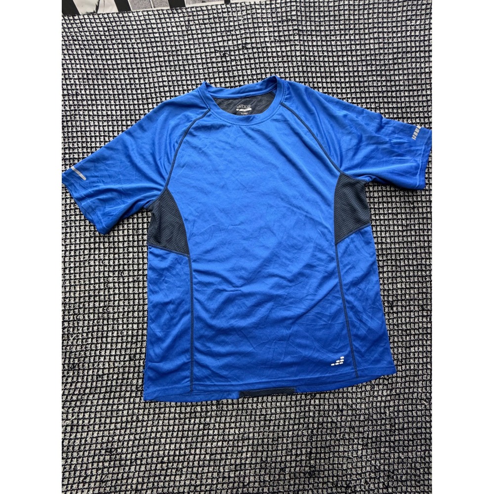 BCG Athletic Shirt Mens Large Blue Tru-Wick Mesh Performance Tee
